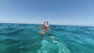 Underwater Shenanigans - Big Butt, Big Bazookas Masturbation