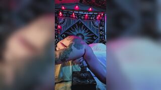 Nephila Rides Fantasy Vibrator, Watch her Centaur Creature Schlong Glide Right inside that Constricted Milfy Twat, Hear the Juices Filling and Plumping up that C