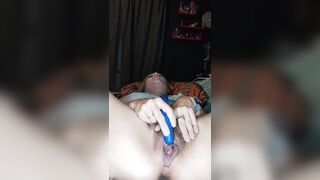Multiple Intense Orgasms for Bored Mama - Real Female Orgasm Palpitating Snatch