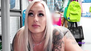 Shoplifter Fakes Pregnancy and Gets Drilled by Security - Elana Bunnz, Ryan Mclane