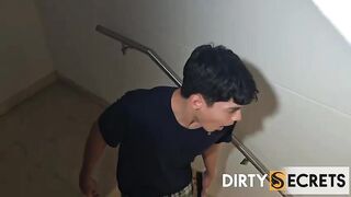 PART 1: DURING THE TIME THAT I FUCK A MILF HOUSEWIFE HER STEPSON MASTURBATES WATCHING US.