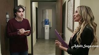 Blindfolded Stepmom Takes Stepson Thinking This man Is Her Lover - Codey Steele, Elias Cash, Andi Avalon