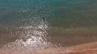 I sucked his shlong in public at the beach and I swallowed his cum - SEXY POV MILF
