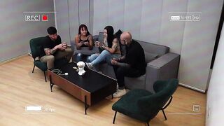 Curvy unfaithful Lalin hotty is caught on camera fucking her boyfriend's almost all admirable friend's huge knob