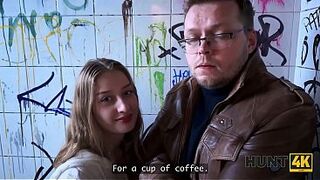 HUNT4K. A Young Angel picked up a Stranger at a bar