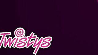 TWISTYS - Watch Charlotte Sins Slowly Rub Oil All Over Kendra Sunderland’s Natural Big Bazookas