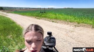 NastyClub - Busty French Hottie Jade Jadore in POV Scooter Episode Booty Bare and Boobs Out!