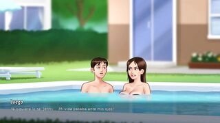 Stepmom likes to have sex all the time with the Tenant - summertime saga