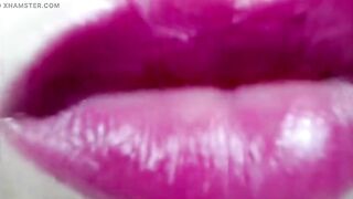 Very Close-up Shots of a Mature Wench's Cunt with Purple Hair and Other Parts of Her Concupiscent Body