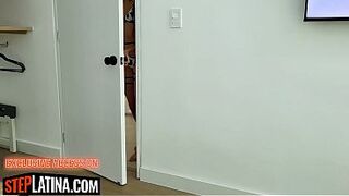 My LATINA TEEN STEPDAUGHTER waited for me in lingerie... I ended up screwing her CUNT rough