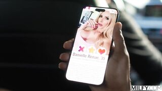 Milfy BBC-hungry Divorcee Danielle Toys with Young Dude