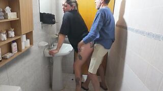 My wife almost caught me fucking my step brother's wife in the bath