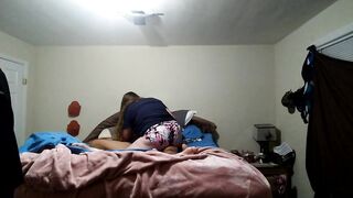 Babysitter sucking Latino ramrod and taking schlong missionary part 2