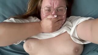 I film myself during the time that a stranger from Tinder fucks me