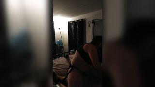 Beautiful MILF Makes Love To Boyfriend's Booty and Pegs Him Until He Shoots His Load All Over Her Body