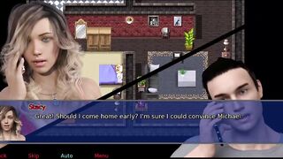 The office wife #27 - Stacy went to the doctor ... Stacy had a 3 sum ... Zack and Stacy had a moment