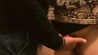 Random Whore Gets Fingered in Crowdwd Subway