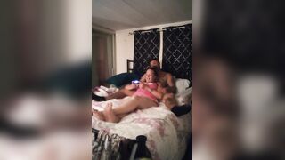 Exposed Man Massages MILF Whilst She Plays Episode Games (Cuddle and Game)