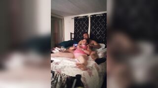 Exposed Man Massages MILF Whilst She Plays Episode Games (Cuddle and Game)