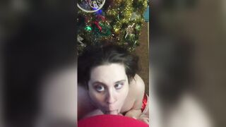 POV Thanksgiving Oral sex Cumshot On Tongue And Face ?