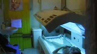 Solo Session with a German Playgirl Who Likes to Tan in a Sunbed