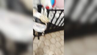 I let pervert masturbate to me while I let him see up my skirt and pop balloons with my cigarettes