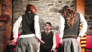 Harry Potter Bangs Hermione & Moaning Myrtle Until They Forget Every Spell They Know - Harry Potter Porn Cosplay Parody