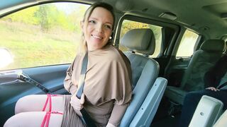 A Big Dick Fan Busts My Butt in My Van