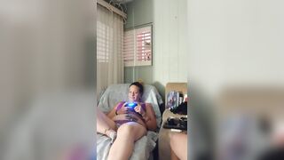 Gorgeous Roommate In Her Bra and Panties Gets Mad When I Wank and Shoot My Load On Her