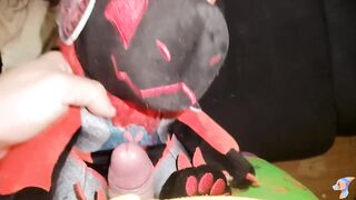Red protogen plush Fun#7