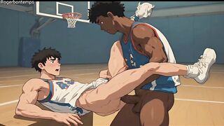 Interracial Basketball Player Anal compilation Cartoon Hentai Animation