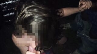 Slutty wife doing dogging with a stranger for the first time Part1