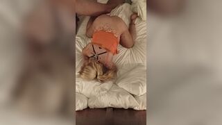 Hot Latino and white milf making love moaning loud and talking filthy while having multiple body shaking orgasms