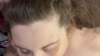 Throatfucking Chubby Cum Doxy Huge Cumshot On Tongue & Face