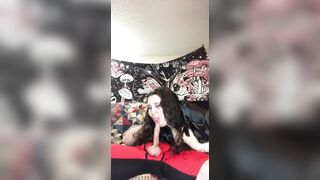 PARTIAL SLOW MOTION BBW PLAYGIRL WITH BIG BOUNCING BAZOOKAS BIG ASS RIDES ROD FOR A LEAKING CREAMPIE