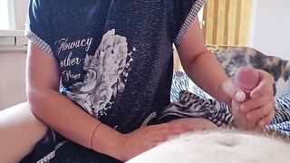 Stepmom replaced stepson's morning hand job with oral-sex-sex