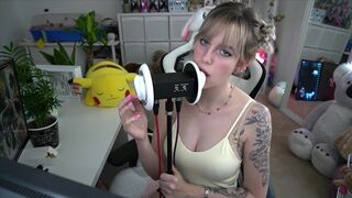 Will YOU Let A Beauty With Braces Lick Your Ears ❤️ Tingles and Relaxing ASMR