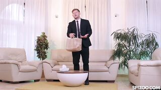 Cleans Up Before Receiving A Smutty