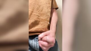 Slutty POV jerking off and cum