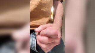 Slutty POV jerking off and cum