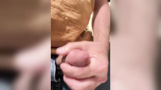 Slutty POV jerking off and cum