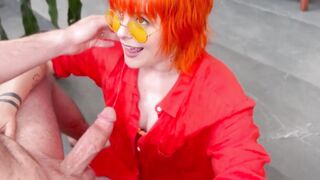 Nerdy Glasses Sloppy Throat Fuck