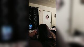 Watch This Pretty MILF Suck and Ride My Knob While Playing Episode Games