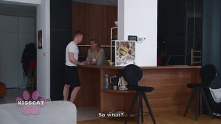 Cheating Is Not Allowed! MILF Can't Resist Her sexy roommate's Guy - MrCat and Areta Ridera