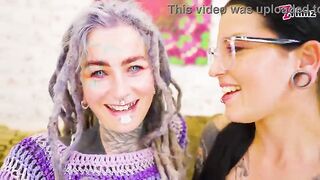 Sexy ATM & ATA Action with Tattooed Beauty