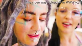 Sexy ATM & ATA Action with Tattooed Beauty