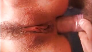 Waitress gets ass fucked and cumsprayed