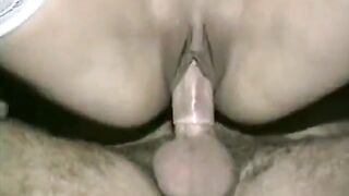 Beautiful vintage brunette with round booty gets vagina licked and doggystyled