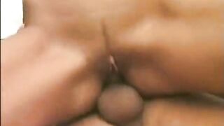 Spex hotty is getting anally plowed in three-some