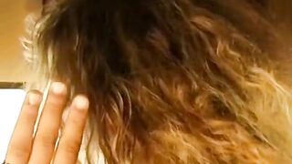 Busty golden-haired beauty gets screwed in the van and outdoors